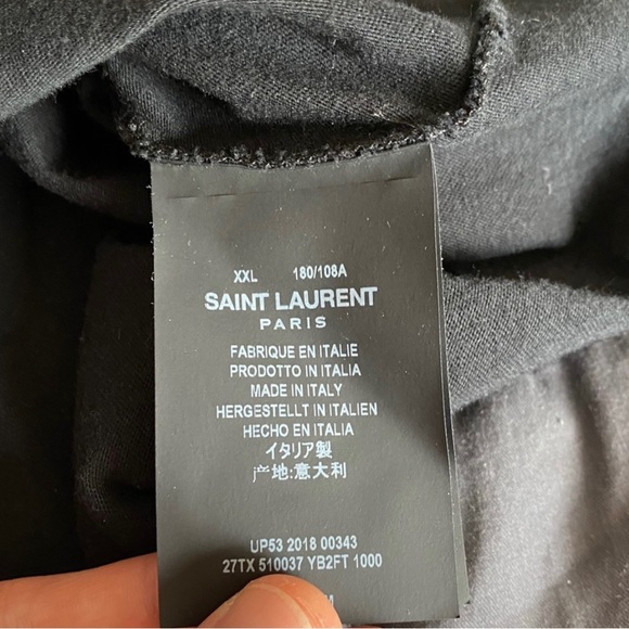 SAINT LAURENT | HEDI SLIMANE SHIRT TOP - Picture 6 of 7